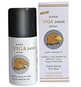 Super Viga 240000: Spray de Retardo com Vitamina E