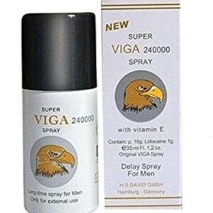 Super Viga 240000: Spray de Retardo com Vitamina E